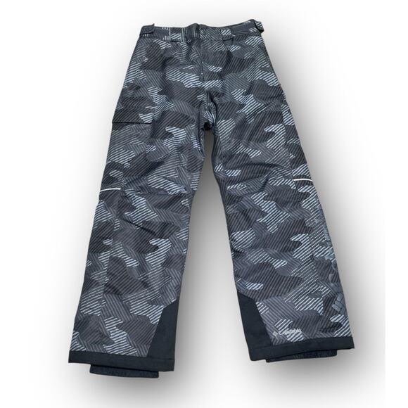 Columbia Omni Heat Snow Pants Camo Gray Size M Youth 27x26 Unworn New - Picture 1 of 4